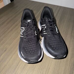 New Balance Black and White Running Shoes